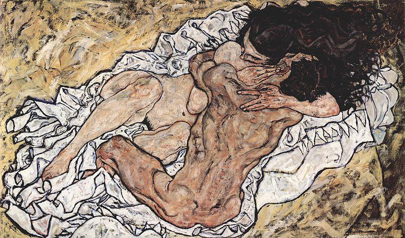 Egon Schiele The Embrace oil painting picture